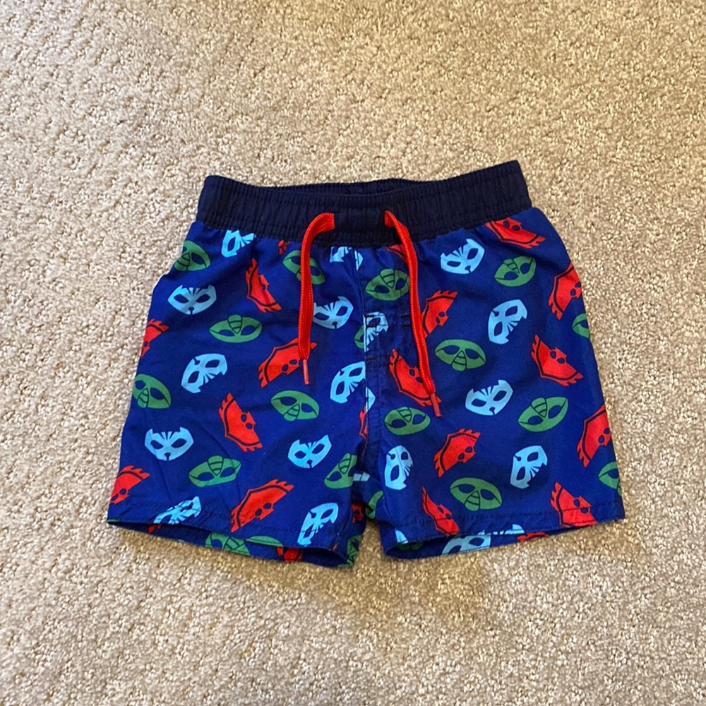 PJ masks baby/toddler swim shorts size 12-18 months